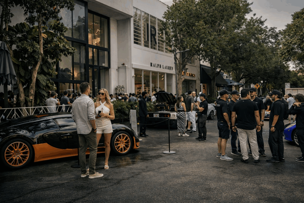 Luxury and exotic car rentals for private and public events in Dallas