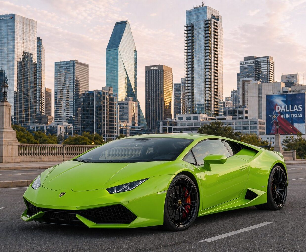Lamborghini Huracan exotic car rental in Dallas