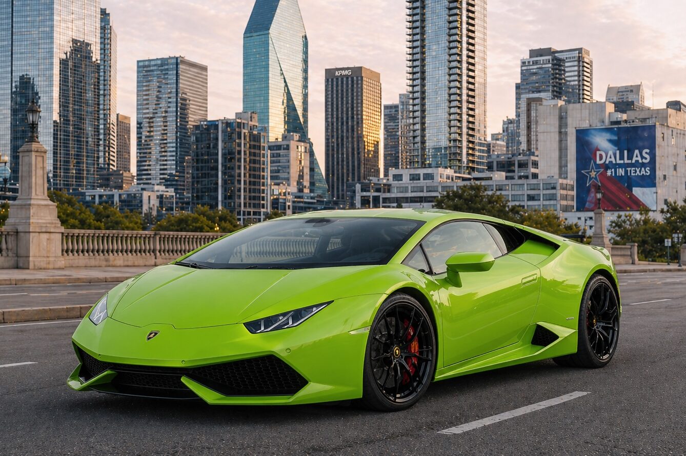 Lamborghini Huracan exotic car rental in Dallas