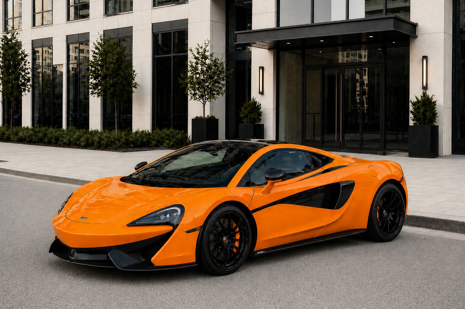 McLaren 570 GT exotic car rental in Dallas