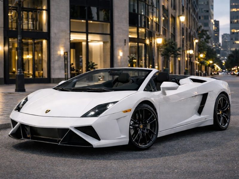 Lamborghini Gallardo Spyder car rental in Dallas