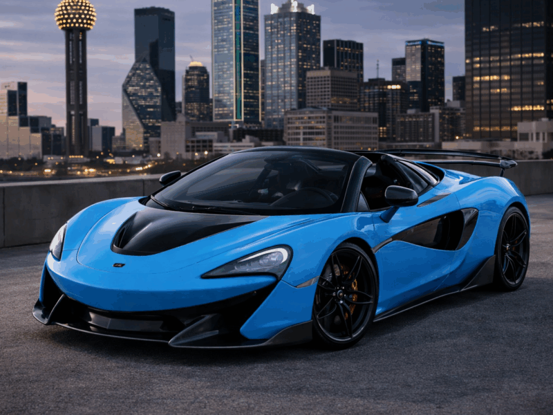 McLaren 570S Spider exotic car rental in Dallas