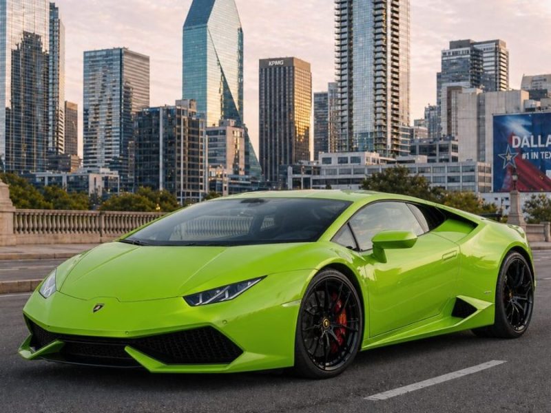 Lamborghini Huracan exotic car rental in Dallas
