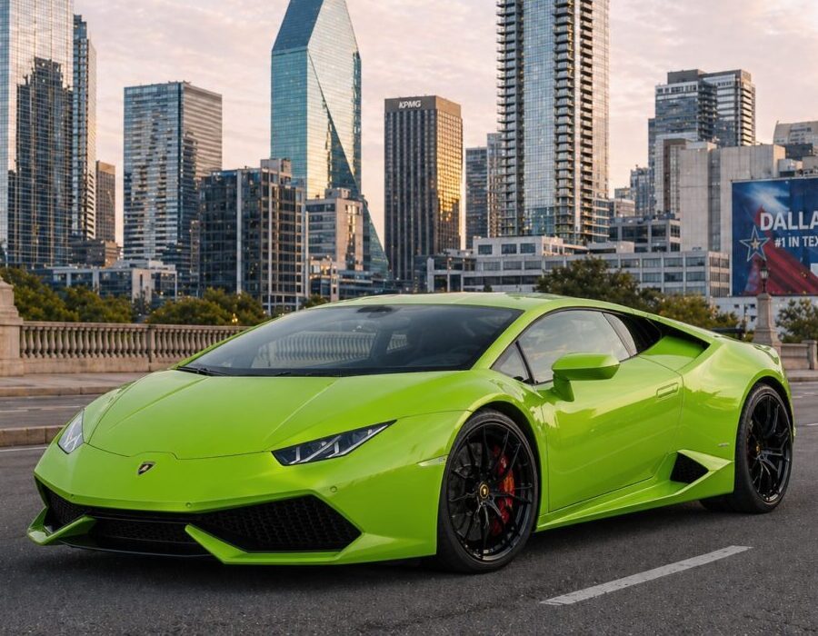 Lamborghini Huracan exotic car rental in Dallas