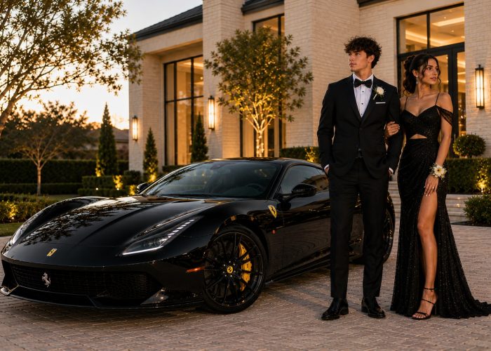 Exotic and luxury vehicles used for prom and homecoming experiences