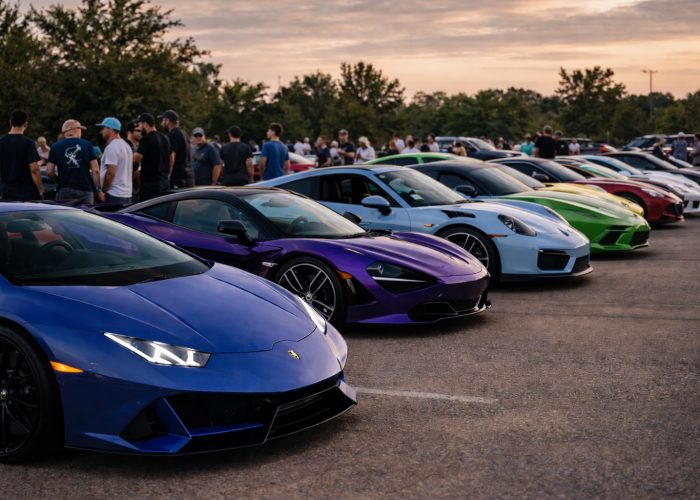 Luxury and exotic cars featured at private and public events